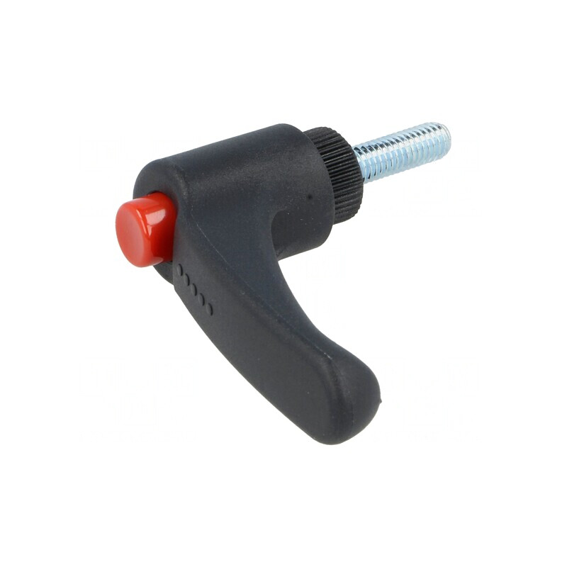 Manetă franceză neagră 16mm x 44mm | Electronic-mag.ro | Componente Electronice