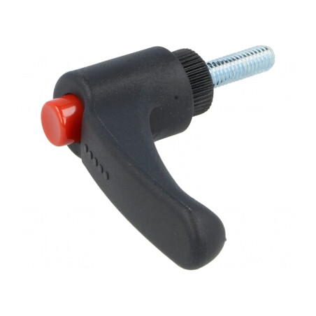 Manetă franceză neagră 16mm x 44mm | Electronic-mag.ro | Componente Electronice