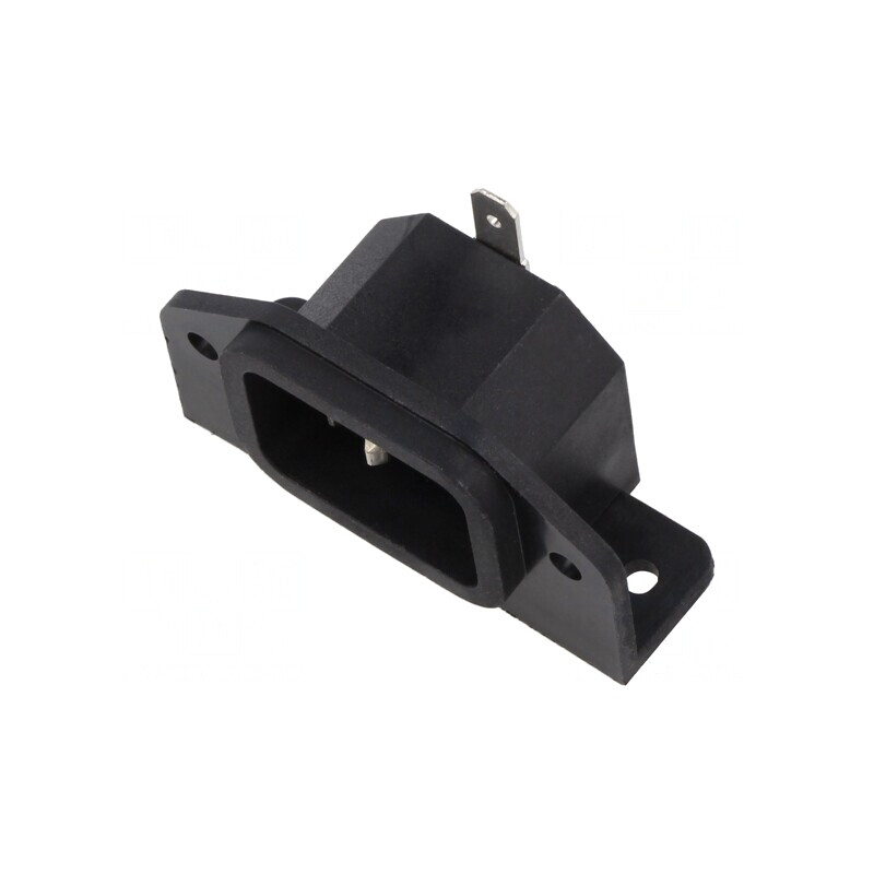 Conector alimentare AC 10A 250VAC THT poliamidă | Electronic-mag.ro | Componente Electronice Conector alimentare AC 10A 250VAC THT poliamidă | Electronic-mag.ro | Componente Electronice