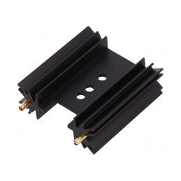 Radiator extrudat negru SOT32 TO220 TO3P 38.1mm 11K/W | Electronic-mag.ro | Componente Electronice