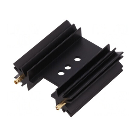 Radiator extrudat negru SOT32 TO220 TO3P 38.1mm 11K/W | Electronic-mag.ro | Componente Electronice