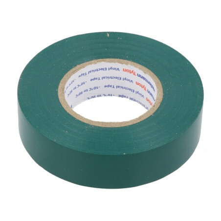Bandă electroizolantă verde PVC 19mm x 20m | Electronic-mag.ro | Componente Electronice