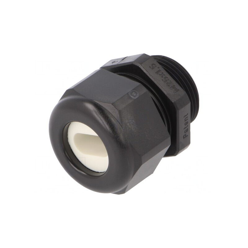 Garnitură etanșare poliamidă neagră IP65 M25 1,5 14x7mm | Electronic-mag.ro | Componente Electronice