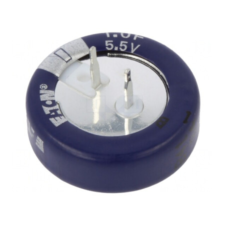 Supercondensator THT 1F 5.5V 21.5x7.1mm | Electronic-mag.ro | Componente Electronice