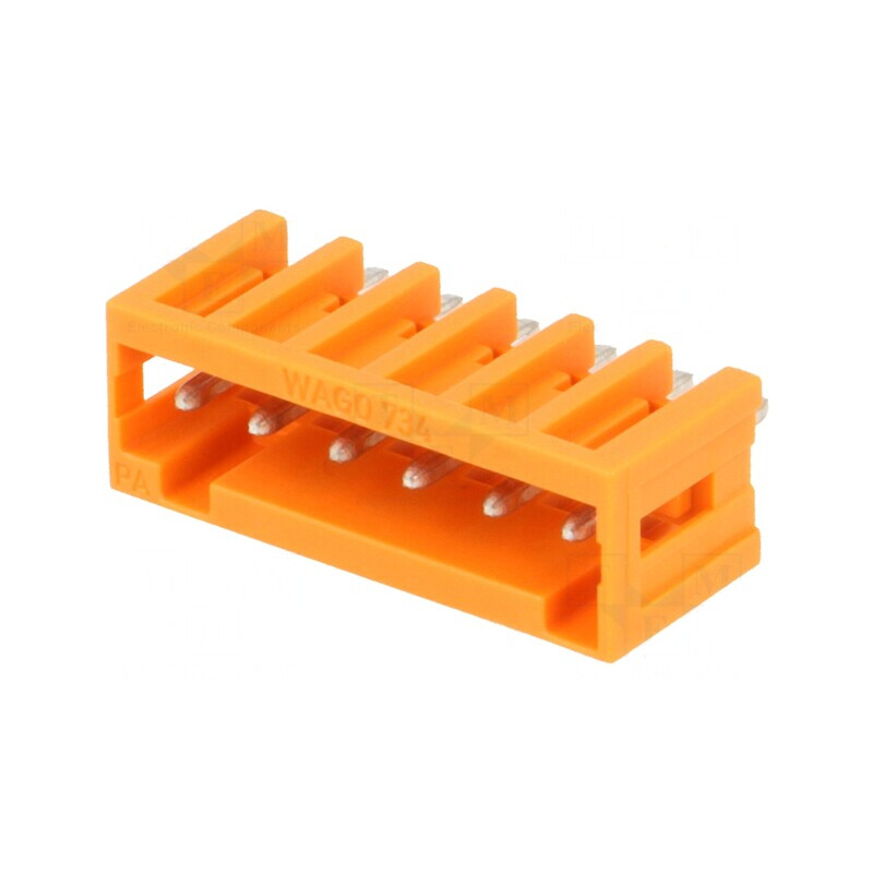 Regletă Conexiuni Deconectabilă 3,81mm 6 Piste Drept Tată | Electronic-mag.ro | Componente Electronice