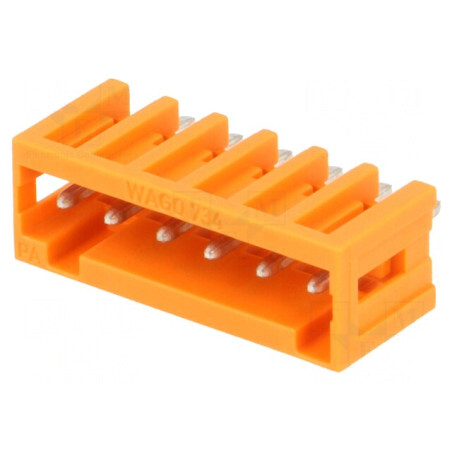 Regletă Conexiuni Deconectabilă 3,81mm 6 Piste Drept Tată | Electronic-mag.ro | Componente Electronice