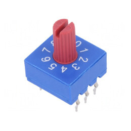 Întrerupător codificare DEC/BCD 10 poziții, 100mΩ | Electronic-mag.ro | Componente Electronice