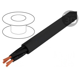 Cablu Cu 4x1,5mm2 Neecranat Negru 600V/1kV | Electronic-mag.ro | Componente Electronice