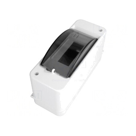 Carcasă modulară IP30 de perete albă ABS | Electronic-mag.ro | Componente Electronice