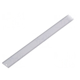 Profil aluminiu pentru module LED albă, 1m, montaj de suprafață | Electronic-mag.ro | Componente Electronice