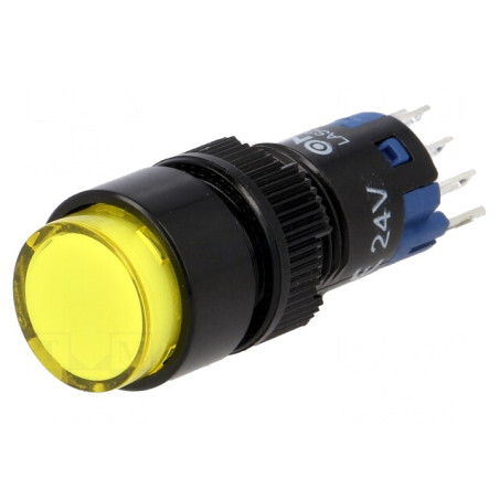 Comutator apăsare 2 poziții SPDT 0,5A 250VAC IP40 | Electronic-mag.ro | Componente Electronice