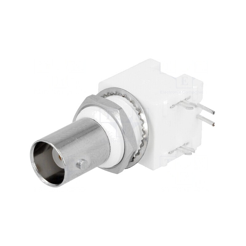 Soclu BNC mamă 90° 50Ω THT | Electronic-mag.ro | Componente Electronice