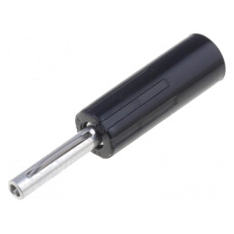 Mufă Banană 4mm Neagră 10A 50VDC | Electronic-mag.ro | Componente Electronice