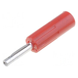 Mufă Banană 4mm Roșie 50VDC 10A | Electronic-mag.ro | Componente Electronice