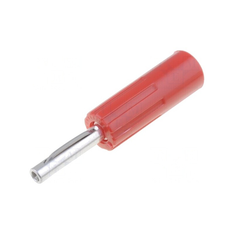 Mufă Banană 4mm Roșie 50VDC 10A | Electronic-mag.ro | Componente Electronice