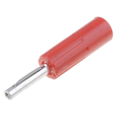 Mufă Banană 4mm Roșie 50VDC 10A | Electronic-mag.ro | Componente Electronice