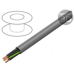 Cablu electric BiT 500 5G1,5mm2 gri neecranat 300V/500V