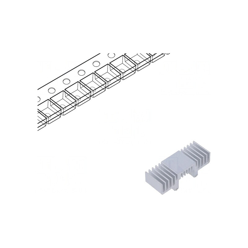Radiator Extrudat Metalic 12.7mm x 35.2mm | Electronic-mag.ro | Componente Electronice Radiator Extrudat Metalic 12.7mm x 35.2mm | Electronic-mag.ro | Componente Electronice