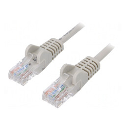 Patch cord Ethernet UTP Cat5e 7.5m Gri