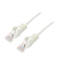 Cablu Patch U/UTP Cat5e 7,5m Alb