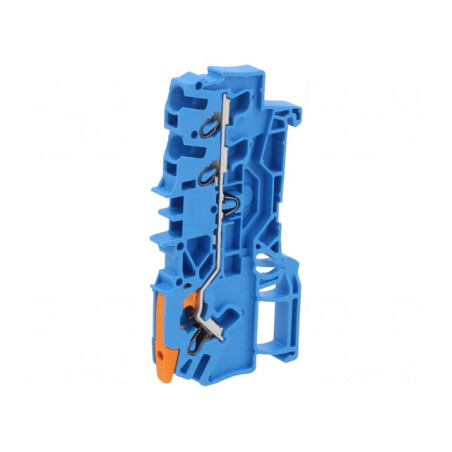 Conector Șine 0,25-2,5mm2 3 Pini Albastru | Electronic-mag.ro | Componente Electronice
