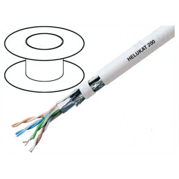 Cablu Ethernet Industrial HELUKAT 200 SF/UTP Cat5e 4x2x26AWG | Electronic-mag.ro | Componente Electronice