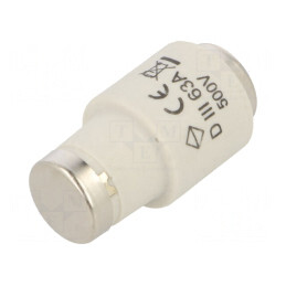Siguranță gF 63A 500VAC DIII | Electronic-mag.ro | Componente Electronice