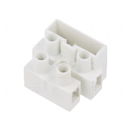 Regletă conexiuni terminal 2,5mm2 450V 2 piste cu șurub | Electronic-mag.ro | Componente Electronice