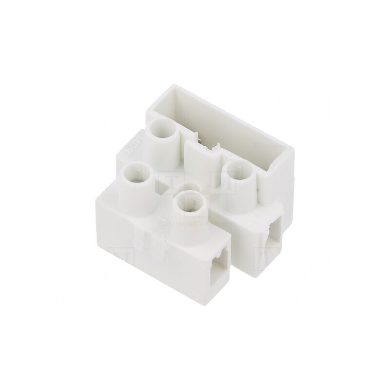 Regletă conexiuni terminal 2,5mm2 450V 2 piste cu șurub | Electronic-mag.ro | Componente Electronice