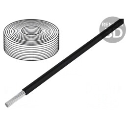 Cablu PVC Negru 0,2mm² 10m | Electronic-mag.ro | Componente Electronice