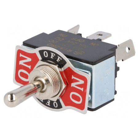 Comutator Basculant ON-OFF-ON 20A 12V | Electronic-mag.ro | Componente Electronice