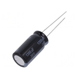 Condensator Electrolitic THT 1300uF 35V 12.5x25mm | Electronic-mag.ro | Componente Electronice