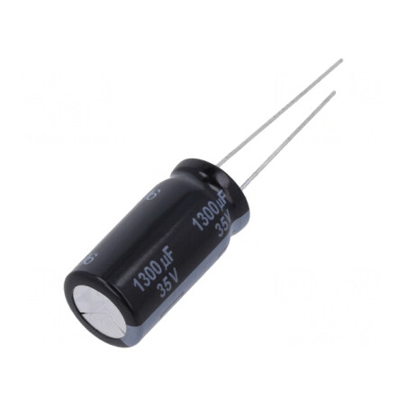Condensator Electrolitic THT 1300uF 35V 12.5x25mm | Electronic-mag.ro | Componente Electronice