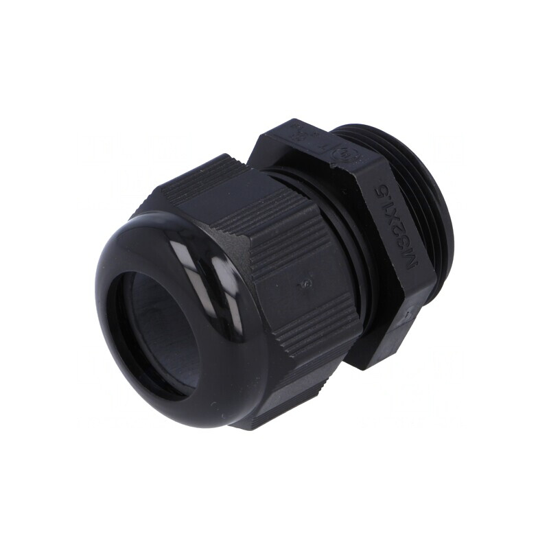 Garnitură etanșare poliamidă neagră IP68 M32 1,5 | Electronic-mag.ro | Componente Electronice