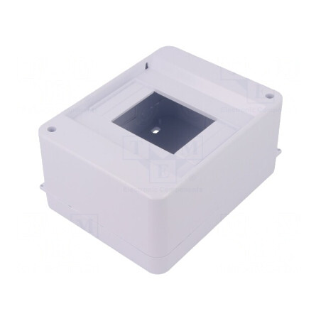 Carcasă albă pentru aparatură modulară IP30 5 module ABS | Electronic-mag.ro | Componente Electronice