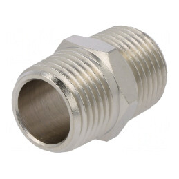 Niplu Alamă Nichelată G 1/2 300°C | Electronic-mag.ro | Componente Electronice