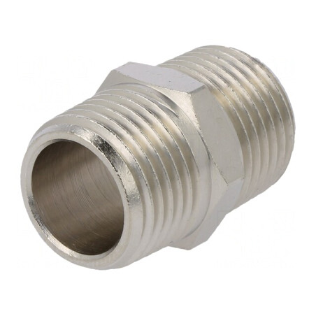 Niplu Alamă Nichelată G 1/2 300°C | Electronic-mag.ro | Componente Electronice
