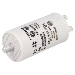 Condensator de Funcționare 16uF 425VAC  | Electronic-mag.ro | Componente Electronice