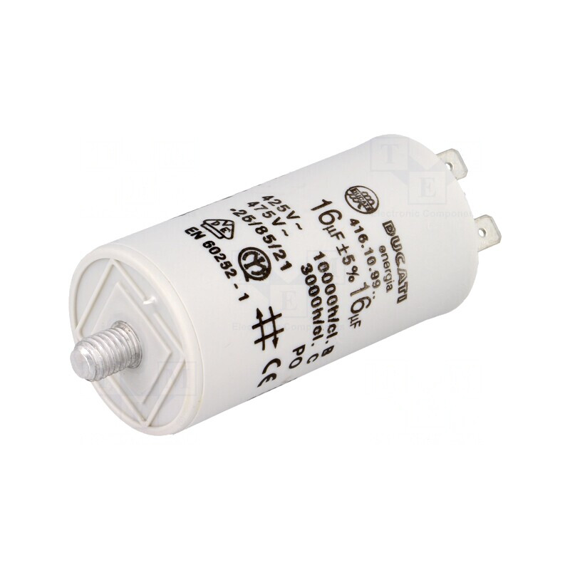 Condensator de Funcționare 16uF 425VAC  | Electronic-mag.ro | Componente Electronice