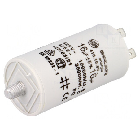 Condensator de Funcționare 16uF 425VAC  | Electronic-mag.ro | Componente Electronice