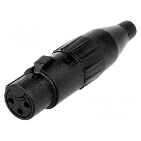 Mufă XLR mamă 3 pini pentru cablu | Electronic-mag.ro | Componente Electronice