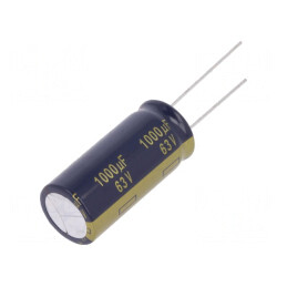 Condensator electrolitic low ESR 1000uF 63V 16x35.5mm | Electronic-mag.ro | Componente Electronice