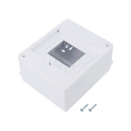 Carcasă pentru Aparatură Modulară IP20 Albă 400V 5 Moduli | Electronic-mag.ro | Componente Electronice