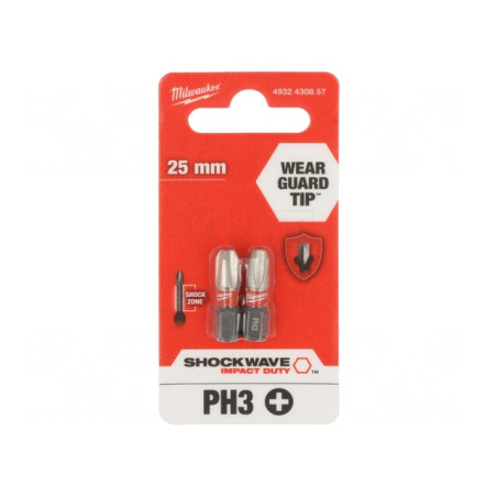Capăt de Şurubelniţă Phillips PH3 25mm 2buc | Electronic-mag.ro | Componente Electronice