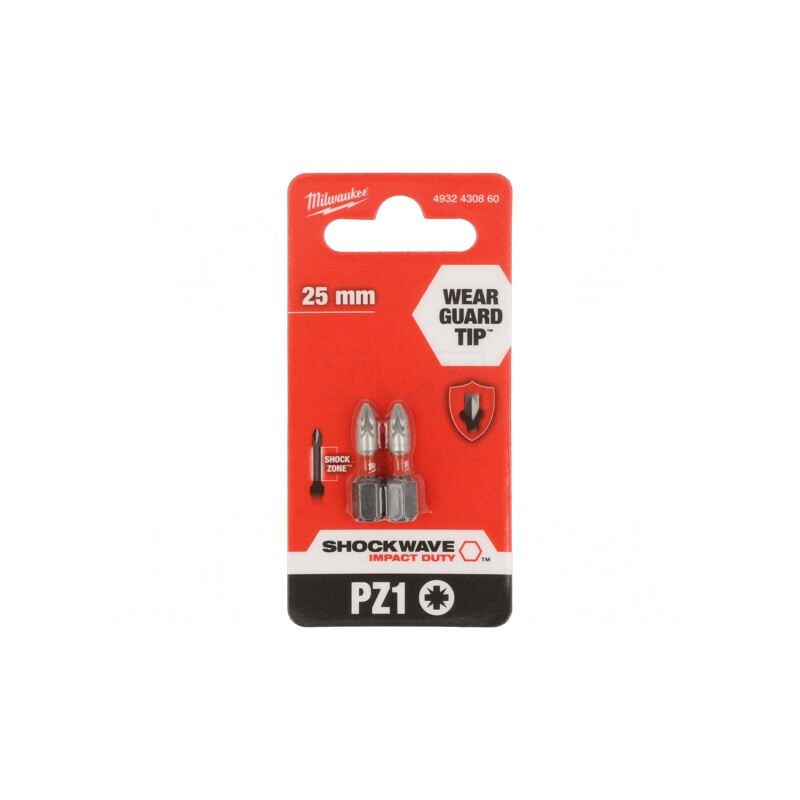 Capăt de şurubelniţă PZ1 25mm - set 2 bucăți | Electronic-mag.ro | Componente Electronice