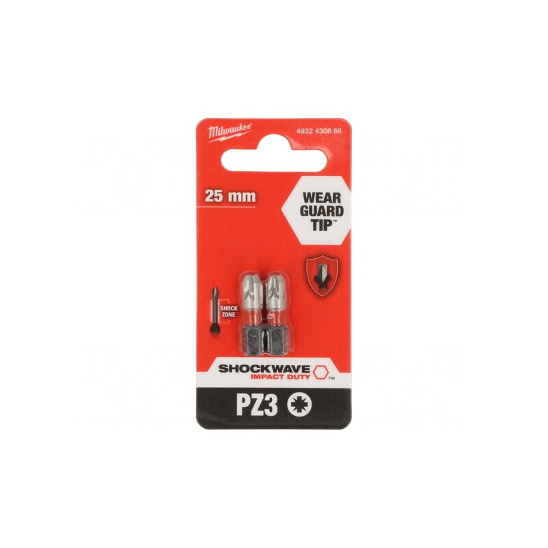 Capăt șurubelniță Pozidriv PZ3 25mm 2 buc. | Electronic-mag.ro | Componente Electronice