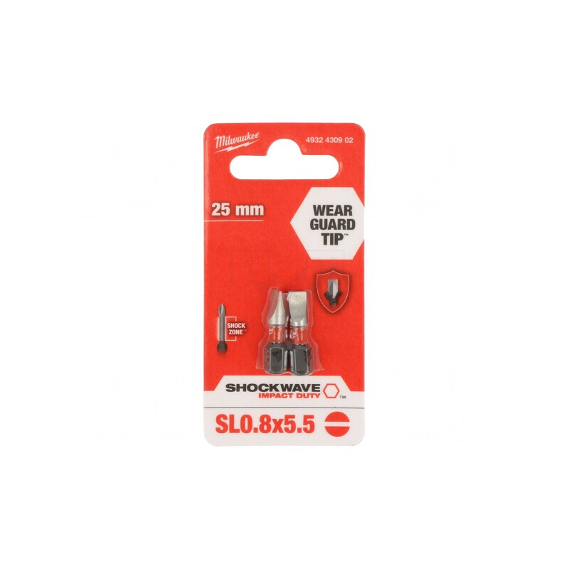 Capăt de șurubelniță plată 5,5x0,8mm 25mm 2 buc. | Electronic-mag.ro | Componente Electronice Capăt de șurubelniță plată 5,5x0,8mm 25mm 2 buc. | Electronic-mag.ro | Componente Electronice
