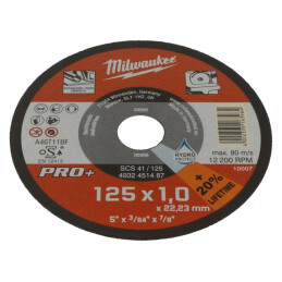 Disc de Tăiere 125mm x 22.2mm x 1mm | Electronic-mag.ro | Componente Electronice