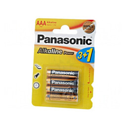 Baterii alcaline AAA 1,5V nereîncărcabile 4 buc BRONZE | Electronic-mag.ro | Componente Electronice