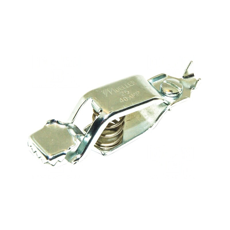 Bornă crocodil 40A max.19mm cositorit | Electronic-mag.ro | Componente Electronice